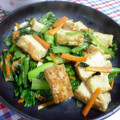 さらだaaa's cooksnap of when they made 厚揚げ小松菜の☆ごまだれ塩麹炒め.