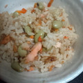 ﾈｽﾞﾐらぶ's cooksnap of when they made 鮭と枝豆のあっさりご飯.