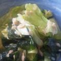 くるみ５'s cooksnap of when they made 簡単！ワカメ入りキャベツとツナのサラダ★.