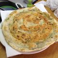 matunma's cooksnap of when they made ねぎパイ(葱油餅)＋家常餅.