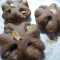 MyMe＊'s cooksnap of when they made ココアお花パン.