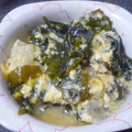 MyMe＊'s cooksnap of when they made 白菜とわかめの＊とろとろ＊卵とじ.