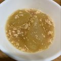 ポメちょん's cooksnap of when they made 簡単☆冬瓜と鶏ひき肉のあんかけ煮.