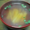 hitomiyasu's cooksnap of when they made 山芋の澄まし汁.