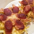 かむいわんわん's cooksnap of when they made ウィンナーの洋風お好み焼き.