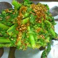 ひなっちち's cooksnap of when they made 菜の花の、マヨラーおかか醤油あえ.