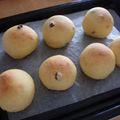 くしんぼう丸's cooksnap of when they made 子供も喜ぶにんじんレーズンパン（HB）.