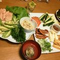 tikyu's cooksnap of when they made 簡単！ｱｹﾞｱｹﾞ↑手巻き寿司パーティー.