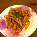 こぱがぱーな's cooksnap of when they made ペンネアラビアータ.