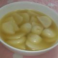＊まめゴマ＊'s cooksnap of when they made ラブリー亀ちゃん♪　カブスープ☆彡.