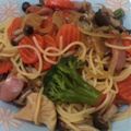 くまち君's cooksnap of when they made 和風きのこスパゲティ.