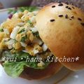 shinyui's cooksnap of when they made スイートポテタマサンド.