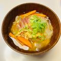 azbjbn's cooksnap of when they made 新たまねぎと油揚げのお味噌汁.