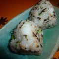 マリーゆう子's cooksnap of when they made 葱と塩昆布のおにぎり。.