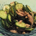 あんのひなめ's cooksnap of when they made 簡単☆きゅうりとツナの和え物.