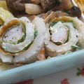 レオン犬's cooksnap of when they made ✿カニカマちくわde巻いてみる〰✿お弁当.