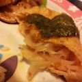 Mog's cooksnap of when they made 新玉ねぎの油あげ☆きんちゃく☆.