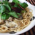 くんすけ's cooksnap of when they made めっちゃうまい♪牡蠣のバタ☆ぽんパスタ.