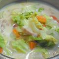 つるんがわ's cooksnap of when they made キャベツと牛乳de豚汁　「キャベとん」　.