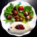 puniＫ's cooksnap of when they made パチンコ★ＣＲ海物語「１・たこ」キャラ弁.