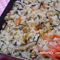 sakura＋'s cooksnap of when they made ひじきいっぱい炊き込みご飯.
