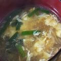 瑠希亜's cooksnap of when they made ニラのかき玉汁.