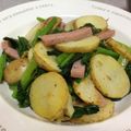 めそ。's cooksnap of when they made ★皮付き新じゃがとほうれん草のツナ炒め★.