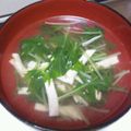 エビニク's cooksnap of when they made 水菜とハムのスープ.