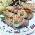 エビニク's cooksnap of when they made 塩麹で味な豚肉の野菜巻き.