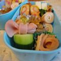 たくぼん☆ママ's cooksnap of when they made ちびハムりぼんdeおつまみきゅうり♥.