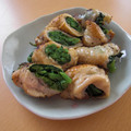なっサン's cooksnap of when they made 黒胡椒香る☆菜の花の鶏皮巻き☆.