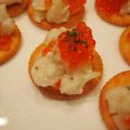 ☆Qoomie☆'s cooksnap of when they made 山芋とカニのサラダ　イクラのせ.