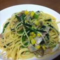 kenそう's cooksnap of when they made ひと手間省く、ほうれん草ベーコンパスタ.