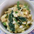 まぁちゃん＿ましゃ's cooksnap of when they made ホウレンソウたまごツナ和風和え（味噌味）.