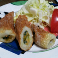 たねみよ's cooksnap of when they made ちくわの彩り揚げ.