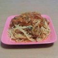 空family's cooksnap of when they made ツナとしめじのトマトパスタ.
