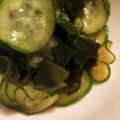 urahamihs's cooksnap of when they made きゅうりと若布　酢のもの.