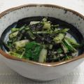 sakuni's cooksnap of when they made 根三つ葉の海苔わさび和え.