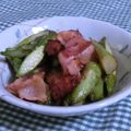 ぽっぽぺぺ's cooksnap of when they made ベーコンとアスパラのバター炒め.
