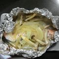 みっちぃーママ's cooksnap of when they made 簡単♪鮭のアルミホイル焼き.