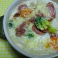 あおむしエッセ's cooksnap of when they made ✿レンジで簡単❤味噌うどんグラタン✿.