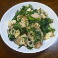 ryochi13's cooksnap of when they made 春菊と豆腐のオイスター炒め.