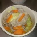 落ち武者's cooksnap of when they made 簡単☆豚肉と春キャベツのレンジ蒸し.