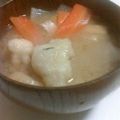 おっぴぃー's cooksnap of when they made 大分郷土料理「団子（だご）汁」.