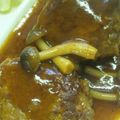 borderpan's cooksnap of when they made 簡単煮込みハンバーグ.