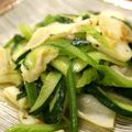 noamanma's cooksnap of when they made イカ・胡瓜・セロリの炒め物.
