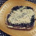 3姉妹ちゃんママ's cooksnap of when they made ごまたっぷり♡　梅＆あんトースト.