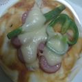 まみむめーい's cooksnap of when they made 超簡単☆餃子の皮ピザ☆.