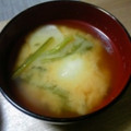 450μmの天体観測's cooksnap of when they made がぶと生姜のおみそ汁.
