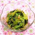 シャンプーハット's cooksnap of when they made 簡単！！わかめと三つ葉のなめたけ和え.